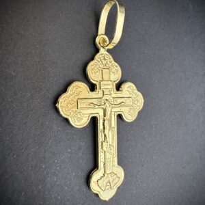 Pingente Crucifixo Ouro 18k 5 gramas