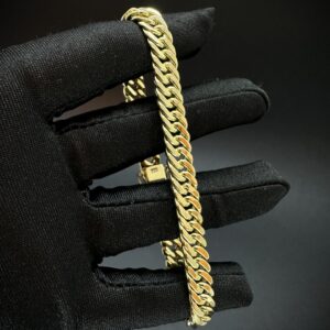 Pulseira Grumet Duplo 8 gramas Ouro 18k 750