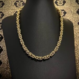 Corrente Bizantine 60 gramas Ouro 18k 750 - Imagem 2