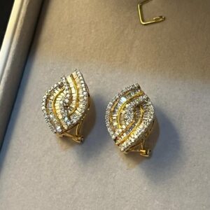 Conjunto Pavê Diamantes Ouro 18k 750 - Imagem 5