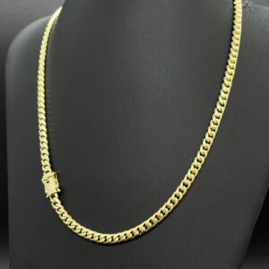 Corrente Cuban Link 120 gramas com fecho Diamond Ouro 18k 750 - Imagem 1