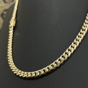 Corrente Cuban Link 120 gramas com fecho Diamond Ouro 18k 750 - Imagem 2