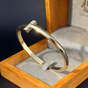 Bracelete T 30 gramas Ouro 18k 750 - Imagem 3