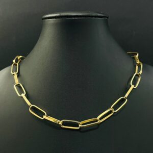 Choker Baguete 12 gramas em Ouro 18k 750
