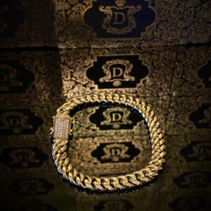 Pulseira Cuban Link 40 gramas fecho Diamond em Ouro 18k 750 - Imagem 1