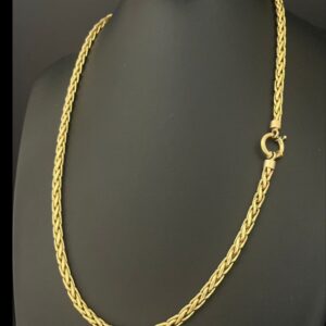 Corrente Malha Palmeira 45 gramas em Ouro 18k 750 - Imagem 1