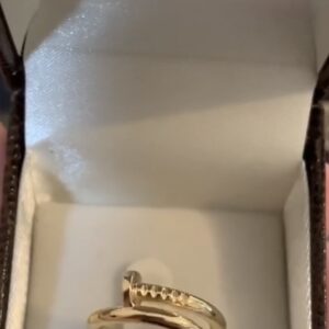 Anel Modelo Prego 5 gramas em Ouro 18k 750 - Imagem 11