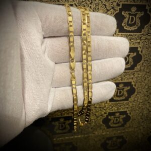 Corrente Piastrine 20 Gramas 70 cm em Ouro 18k 750 - Image 3