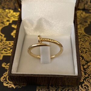 Anel Modelo Prego 5 gramas em Ouro 18k 750 - Imagem 7