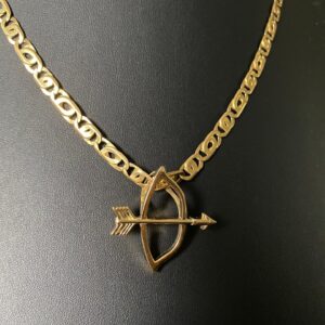 Pingentes Arco e Flecha Ouro 18k 750 10 Gramas