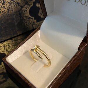 Anel Modelo Prego 5 gramas em Ouro 18k 750 - Imagem 4