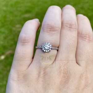 Anel Solitário 0,52 ct de Diamantes em Ouro 18k 750 - Imagem 6