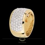 Anel Pavê de Diamantes 1,5 CT Ouro 18k 750