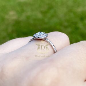 Anel Solitário 0,52 ct de Diamantes em Ouro 18k 750 - Imagem 3