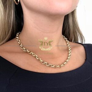 Corrente Elo Português 20 Gramas Ouro 18k 750 - Imagem 5