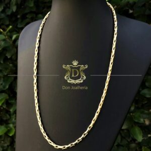 Corrente Cardano 35 Gramas em Ouro 18k 750 - Imagem 3