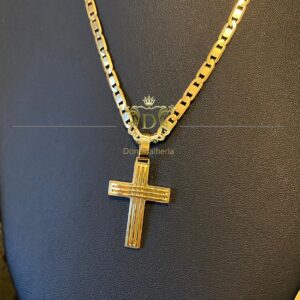 Pingente Crucifixo 4 Gramas em Ouro 18k 750 - Imagem 5