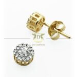 Par de Brincos Chuveiro 36 Diamantes em Ouro 18k 750