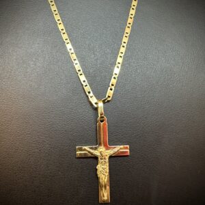 Pingente Crucifixo Ouro 18k 4,2 gramas - Imagem 7