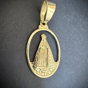 Pingente Nossa Senhora Ouro 18k 3,1 gramas - Imagem 3