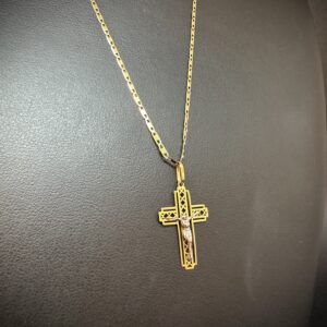 Pingente Crucifixo Ouro 18k 1,2 gramas - Imagem 5