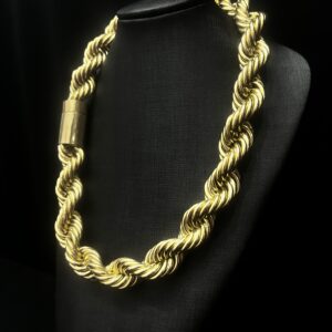 Corrente Trancelim 300 gramas Ouro 18k 750 - Imagem 5