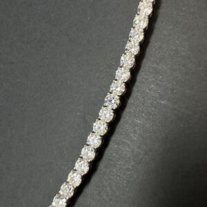 Pulseira Riviera 14,13 CT Ouro Branco 18k 750 - Imagem 5