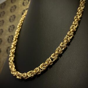Corrente Bizantine 60 gramas Ouro 18k 750 - Imagem 6