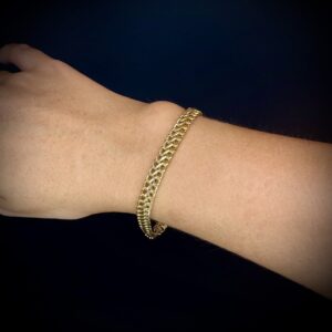 Pulseira Lacraia 5 gramas Ouro 18k 750 - Imagem 5