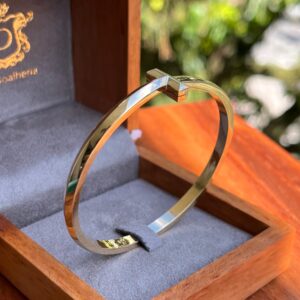Bracelete T 30 gramas Ouro 18k 750 - Imagem 4