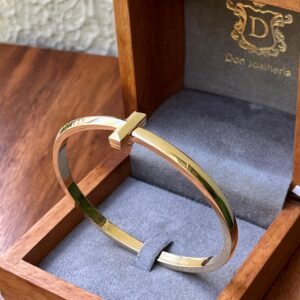Bracelete T 30 gramas Ouro 18k 750 - Imagem 5