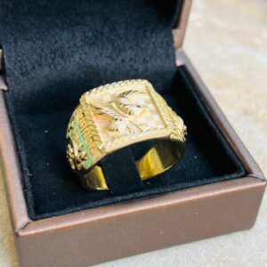 Anel Águia 20 gramas em Ouro 18k 750 - Imagem 5