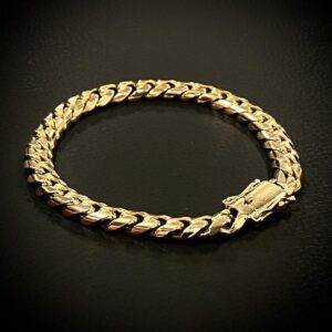 Pulseira Cuban Link 50 gramas em Ouro 18k 750 - Imagem 3