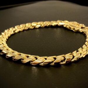 Pulseira Cuban Link 50 gramas em Ouro 18k 750 - Imagem 4